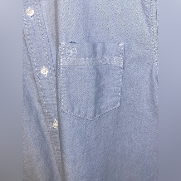 Vintage Y2K TIMBERLAND denim button up long sleeve shirt - Picture 4 of 13